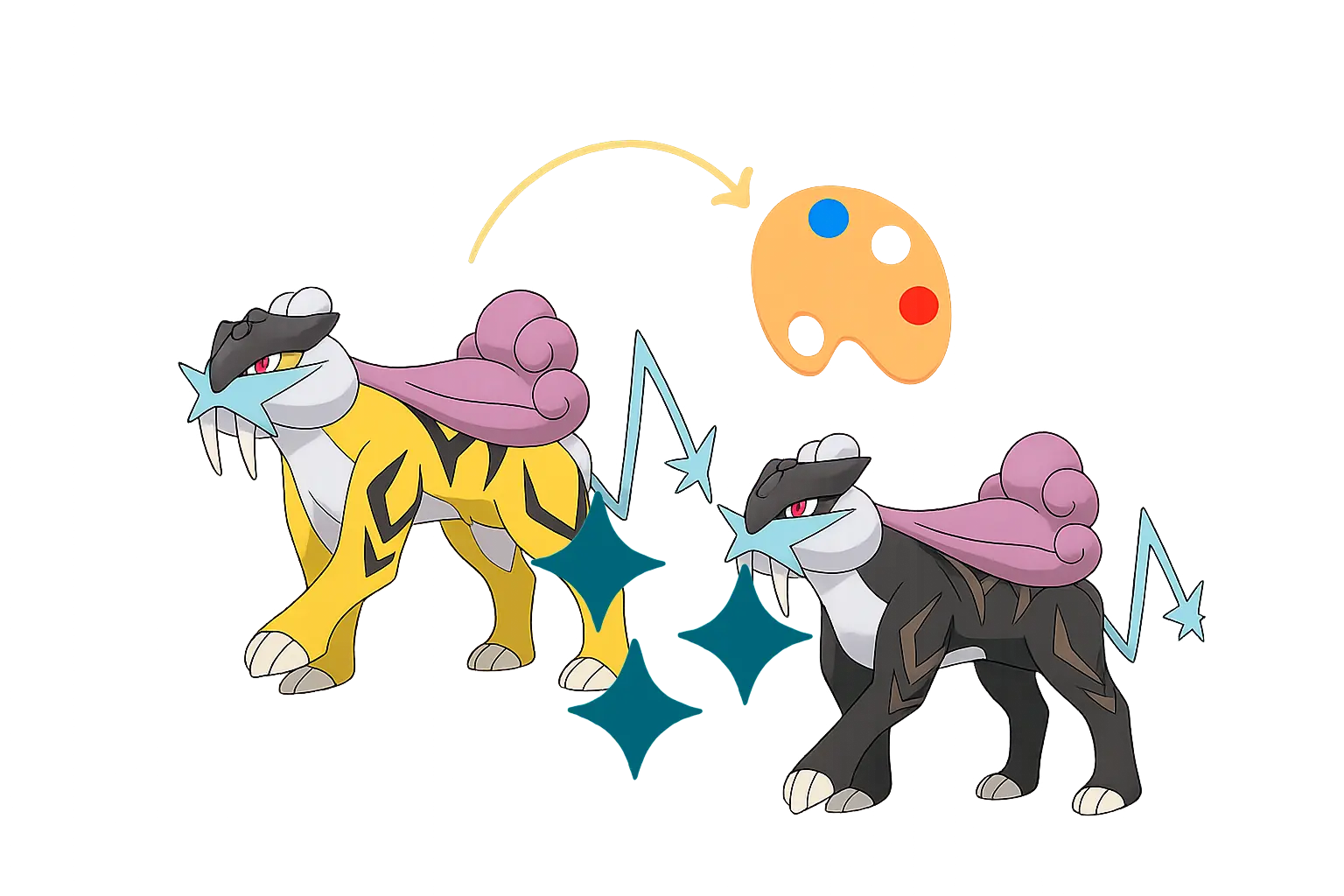 Recolor de un Pokémon Legendario + Shiny